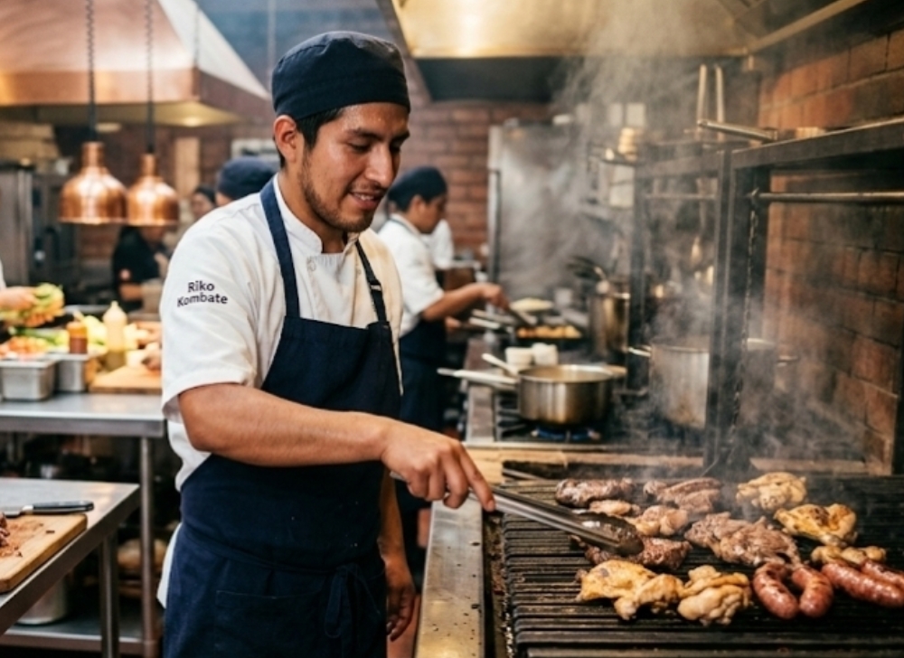 Ayudante de cocina RIKO KOMBATE